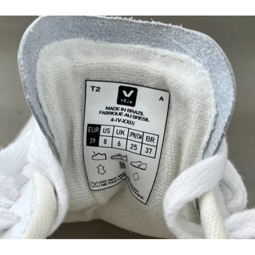 VEJA V-12 Leather Sneakers | Women's 8 | NEW